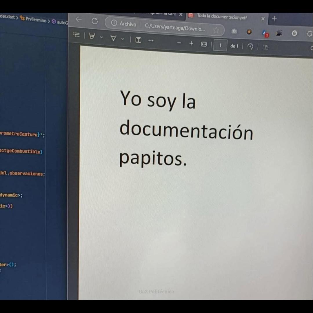 Imagen del post Yo cuando en el trabajo preguntan por la documentación